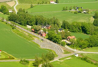 Torp station Railway station in Sandefjord, Norway