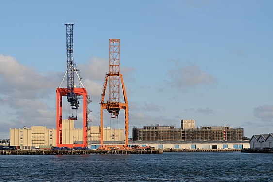 Gantry cranes, Red Hook Container Terminal, Brooklyn