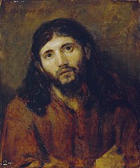 Head of Christ (after 'Dinner at Emmaus' in Louvre)