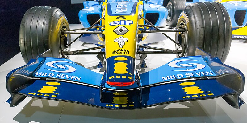 File:Renault R24 front wing 2017 Museo Fernando Alonso.jpg