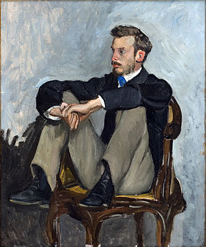 Frédéric Bazille: Porträt von Renoir, 1867