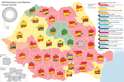 Romanian Local Elections 2024 - County Councils.svg