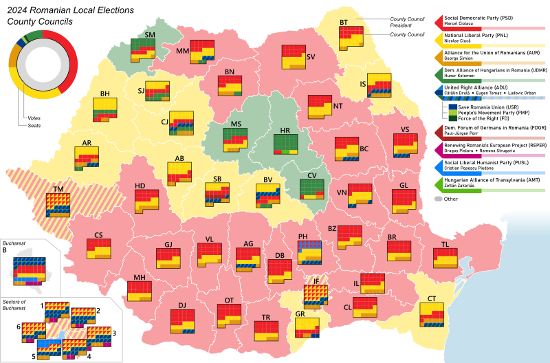 File:Romanian Local Elections 2024 - County Councils.svg