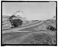 Route 92, view of Mitchell Pass from the west. View E. - Scotts Bluff Summit Road, Gering, Scotts Bluff County, NE HAER NE-11-37.tif