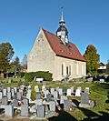 Ruppendorf village church, including the churchyard