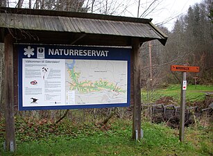 Säterdalens naturreservat, infoskylt