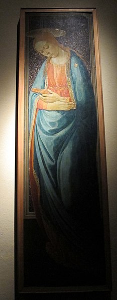 File:S. lucia dei magnoli, oratorio, annunciazione attr. filippino lippi 02.JPG