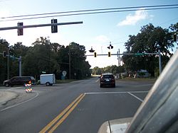 Southbound US 41 at CR 491 in Holder, Florida; October 27, 2010. SB US 41 @ CCR 491 Holder FL.JPG