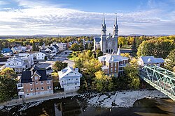 Aerial view of Saint-Casimir