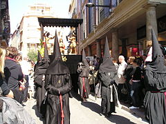 "Sanch Procession" celebrating the passion of the Christ (since 1461), once forbidden, is still celebrated in the French southern cities and towns of Perpignan, Arles-sur-Tech and Collioure