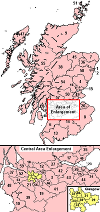 Thumbnail for Scottish Westminster constituencies 2005 to 2024