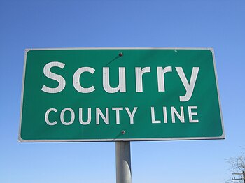 Scurry County marker