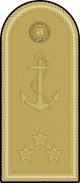 Shoulder rank insignia of ammiraglio di squadra of the Italian Navy.svg
