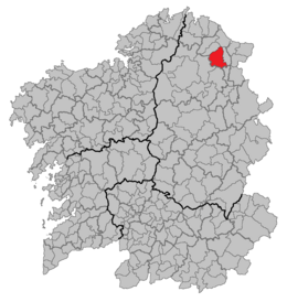 Mondoñedo - Localizazion