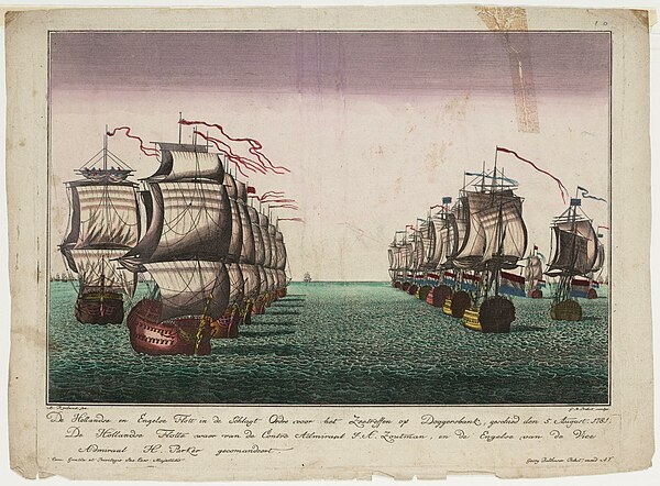 The Battle of Dogger Bank, 5 August 1781