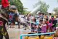 Songkran in Ayutthaya, Ayuttaya Province, Thailand