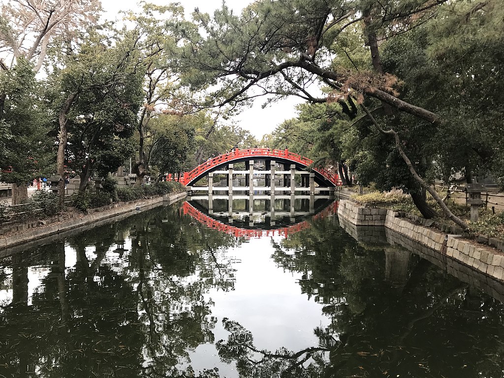 Sorihashi Bridge in Sumiyoshi Grand Shrine 7