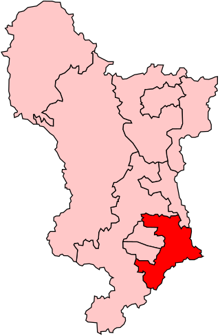 <span class="mw-page-title-main">South East Derbyshire (UK Parliament constituency)</span> Parliamentary constituency in the United Kingdom, 1950–1983