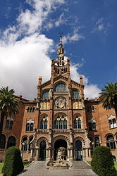 Façana de l'Hospital de Sant Pau