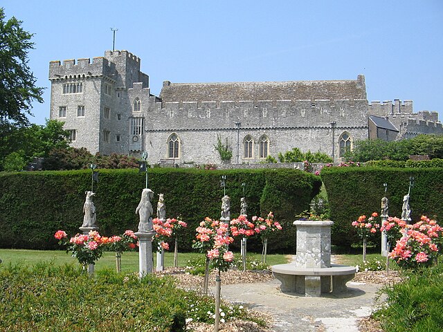 St Donat’s Castle from the Tudor Garden "An exceptionally fine medieval castle"