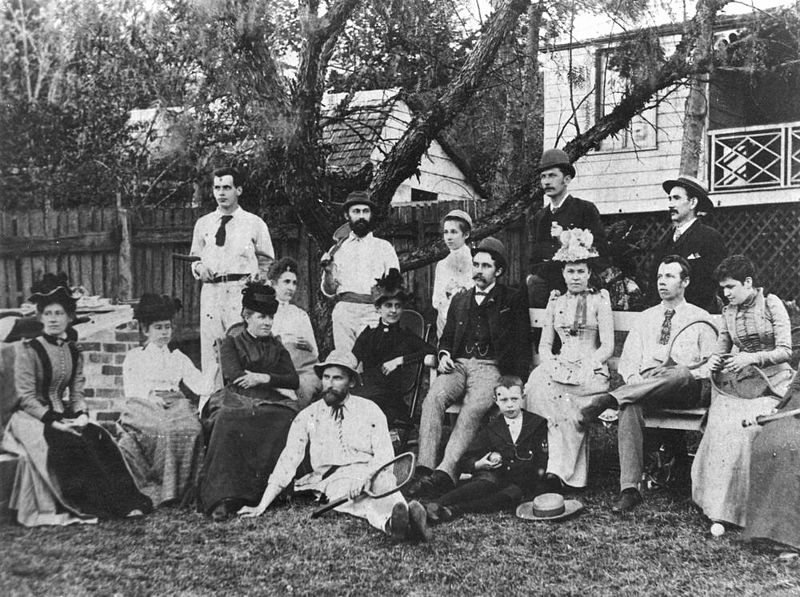 File:StateLibQld 1 291215 Tennis party at Bostock's in Ipswich, ca. 1895.jpg