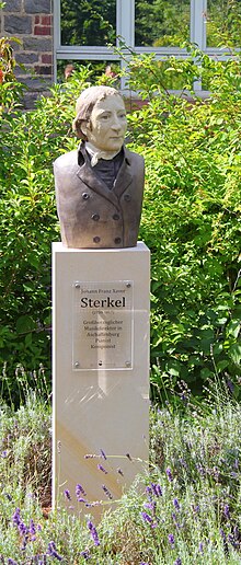 Büste von Sterkel im Garten der Städtischen Musikschule Aschaffenburg (Quelle: Wikimedia)