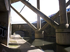 Stewart Aqueduct and M5 struts