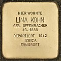 Stolperstein für Lina Kohn (Baiersdorf).jpg