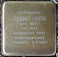 Stolperstein für Fanny Horn (Merowingerstraße 50a)