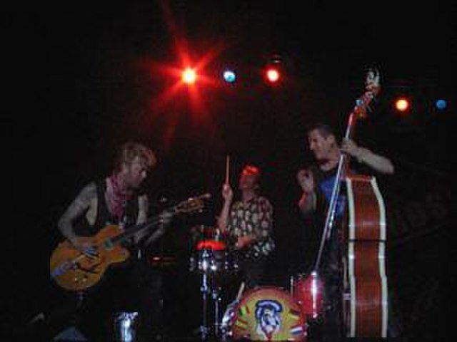 The band playing in Gijon