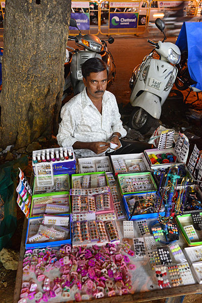 File:Street vendor,Mysore.jpg