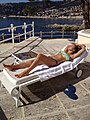 Sunbathing woman in France -01.JPG