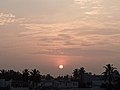 Sunset at Arasavalli village, Srikakulam district.jpg