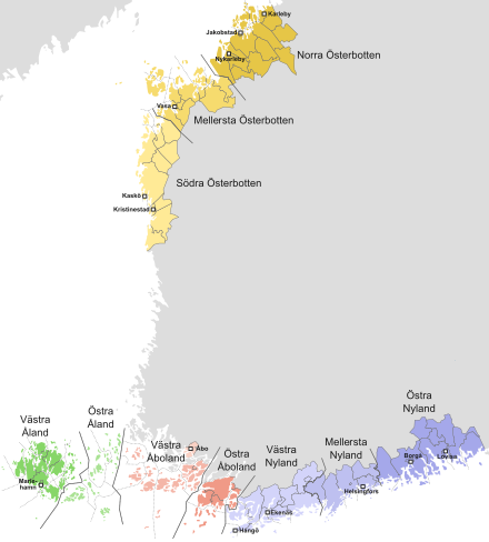 Finland Swedish dialects.