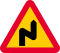 Sweden road sign A2-2.svg