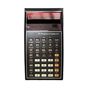 <span class="mw-page-title-main">TI-57</span> Programmable calculator produced by Texas Instruments