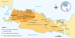 The territory of Tarumanagara