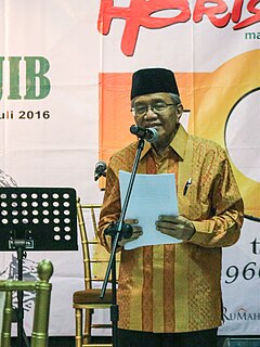 Taufiq Ismail Indonesian poet, activist and editor