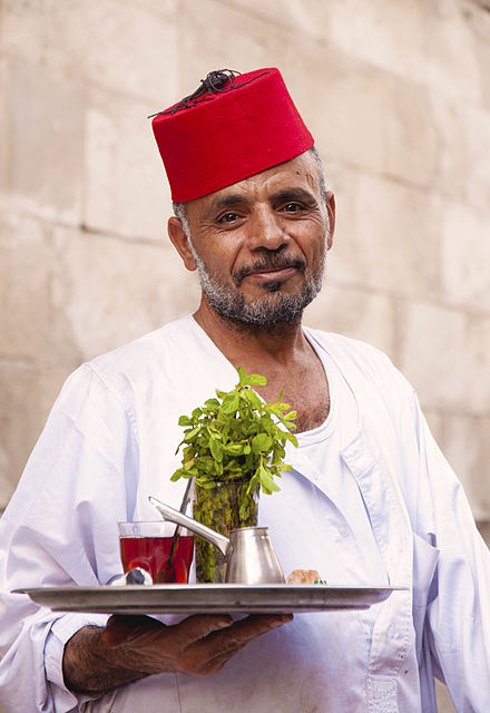 Like elsewhere in North Africa, mint tea is also an option