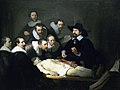『テュルプ博士の解剖学講義』 レンブラント 1632 画布、油彩 216.5 cm × 169.5 cm マウリッツハイス美術館