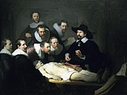 伦勃朗代表名畫：《杜爾博士的解剖學課》[68]