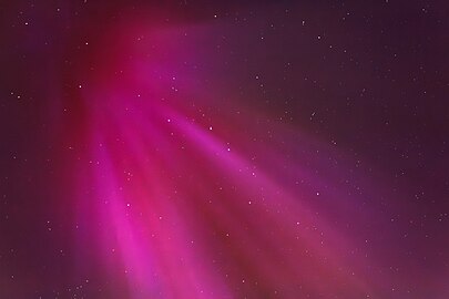 The Big Dipper seen through a G5 aurora over Tuntorp