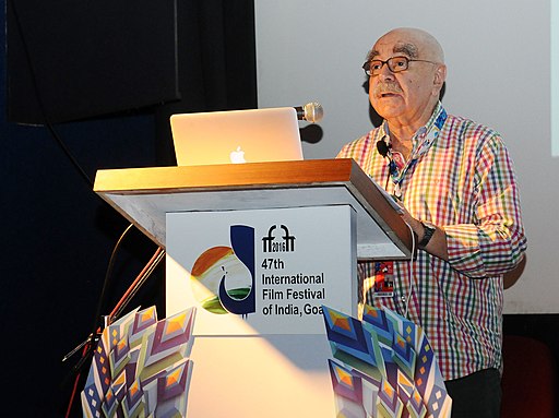 The Oscar winning Editor, Hollywood, Alan Heim at the Master Class on Film Editing, during the 47th International Film Festival of India (IFFI-2016), in Panaji, Goa on November 27, 2016