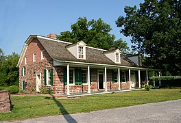 Steuben House, River Edge, New Jersey. A gift to Steuben from the State of New Jersey, this is the only extant house he owned.