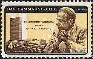 <span class="mw-page-title-main">Dag Hammarskjöld invert</span> American postage stamp with design error