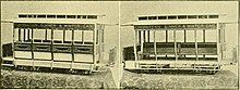 Combination closed and open car made from a converted open car The street railway review (1891) (14574889417).jpg