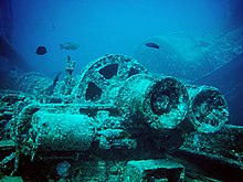 Il Thistlegorm, una nave da trasporto, fu affondata da un bombardiere tedesco, durante la seconda guerra mondiale.