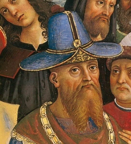 Portrait of Thomas Palaiologos, who inherited Centurione Zaccaria's lands in 1432