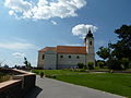 Tihany Abbey from Pisky promenade