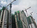 Flats under construction at Toa Payoh Central